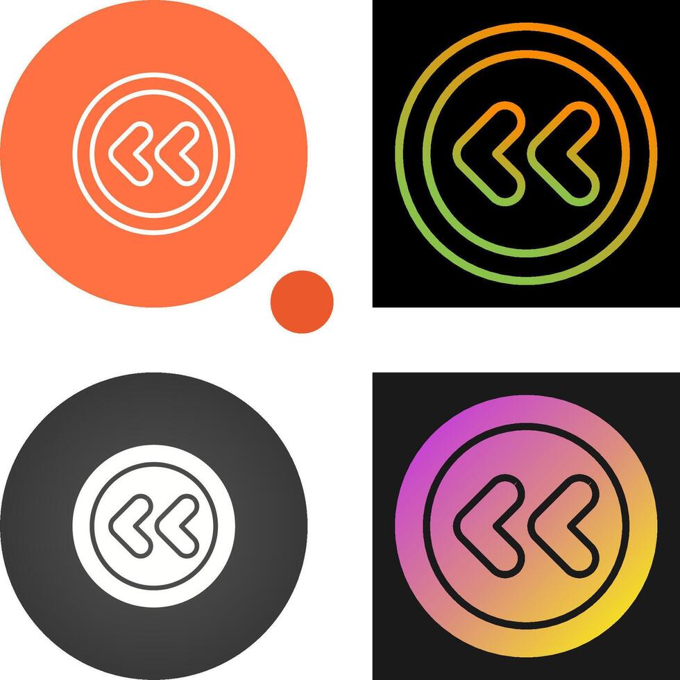 Arrow Small Left Vector Icon