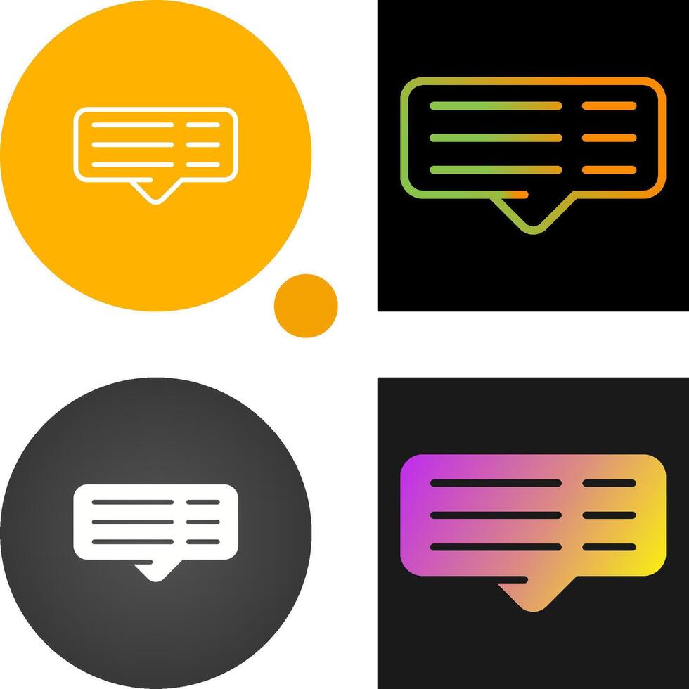 Comment Vector Icon