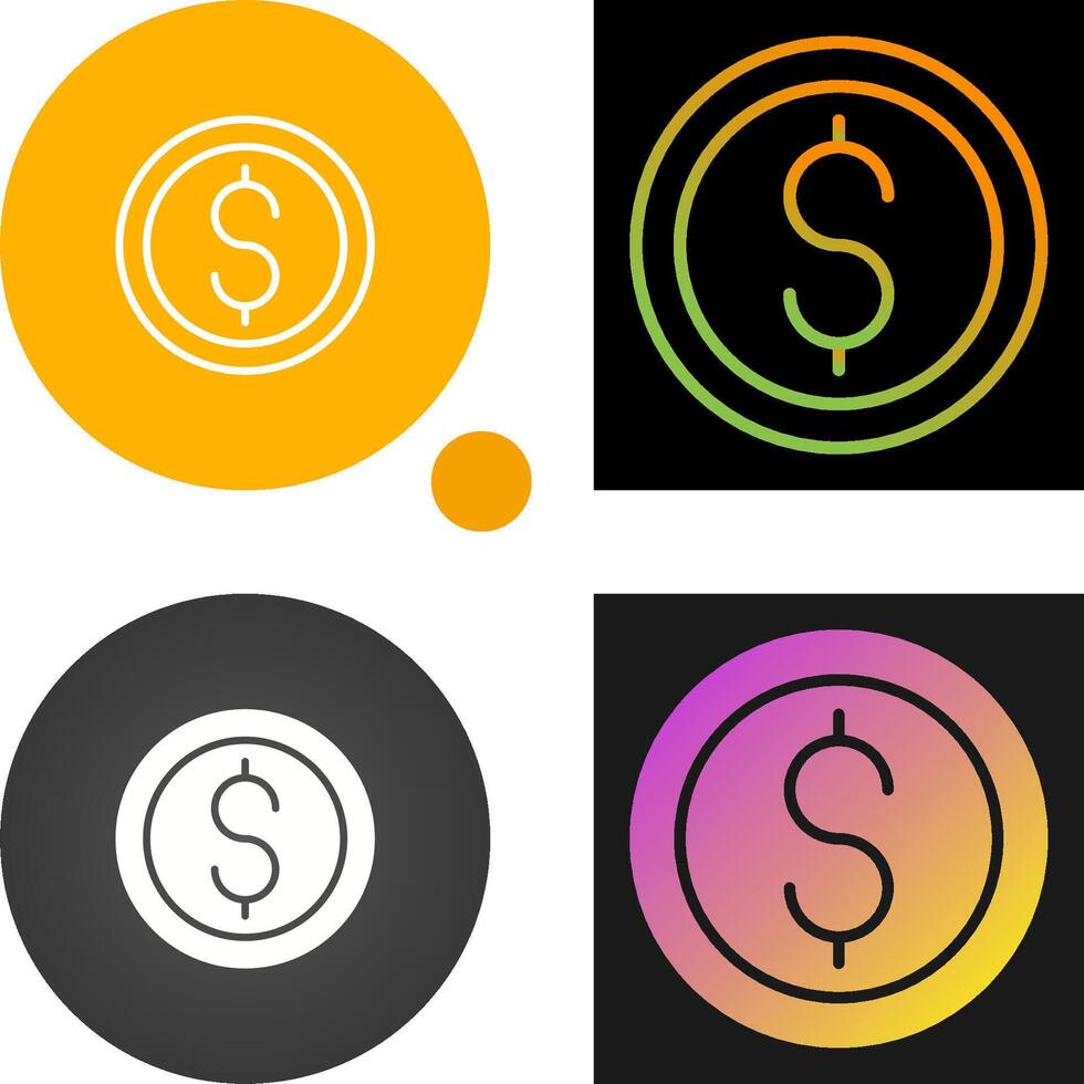 Usd Circle Vector Icon