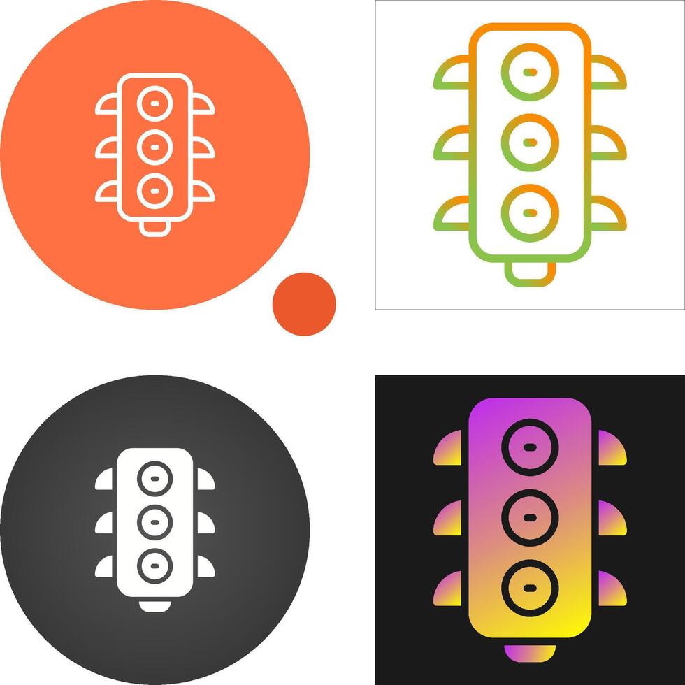 Traffic Lights Vector Icon