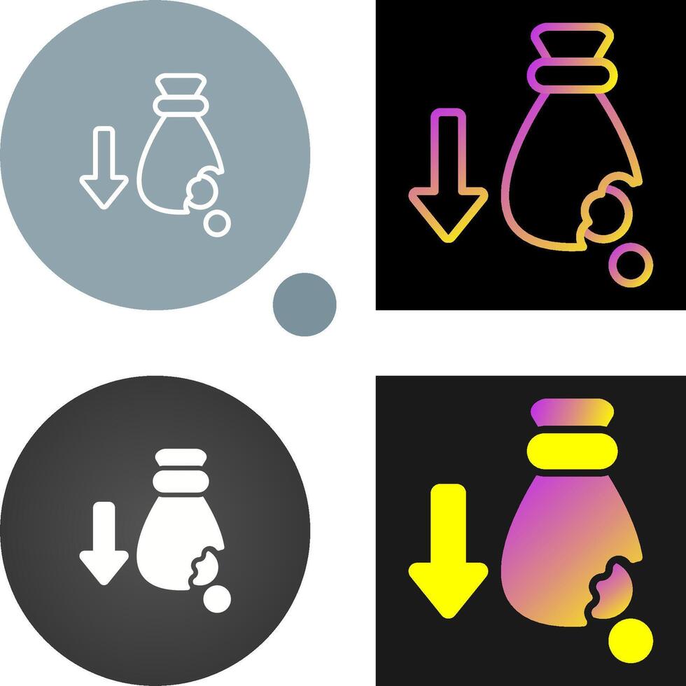 Financial Loss Vector Icon