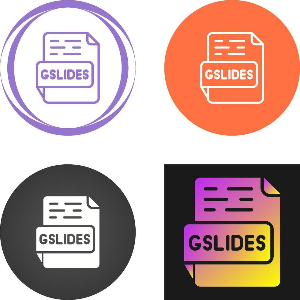 GSLIDES Vector Icon