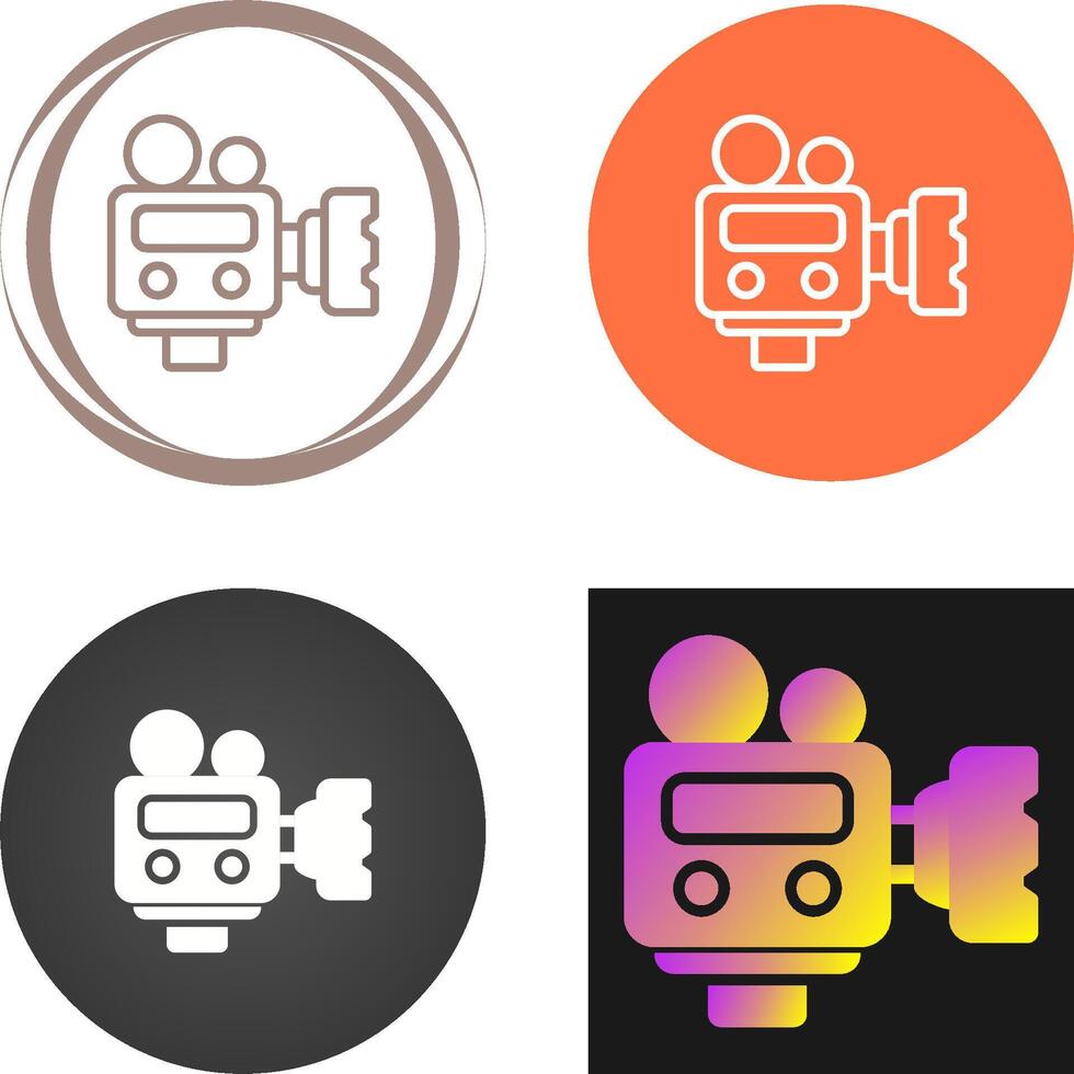 Movie Camera Vector Icon