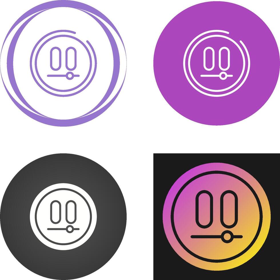 Video Pause Button Vector Icon