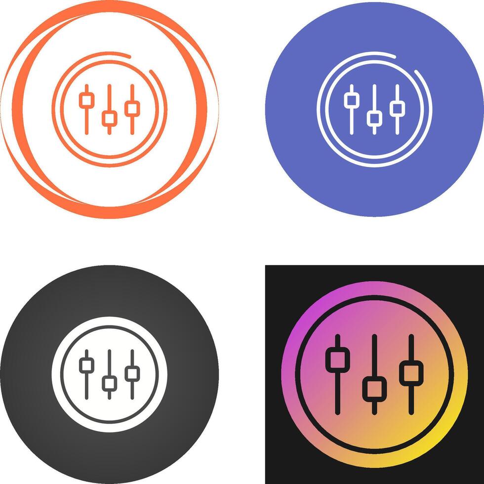 Music Equalizer Vector Icon
