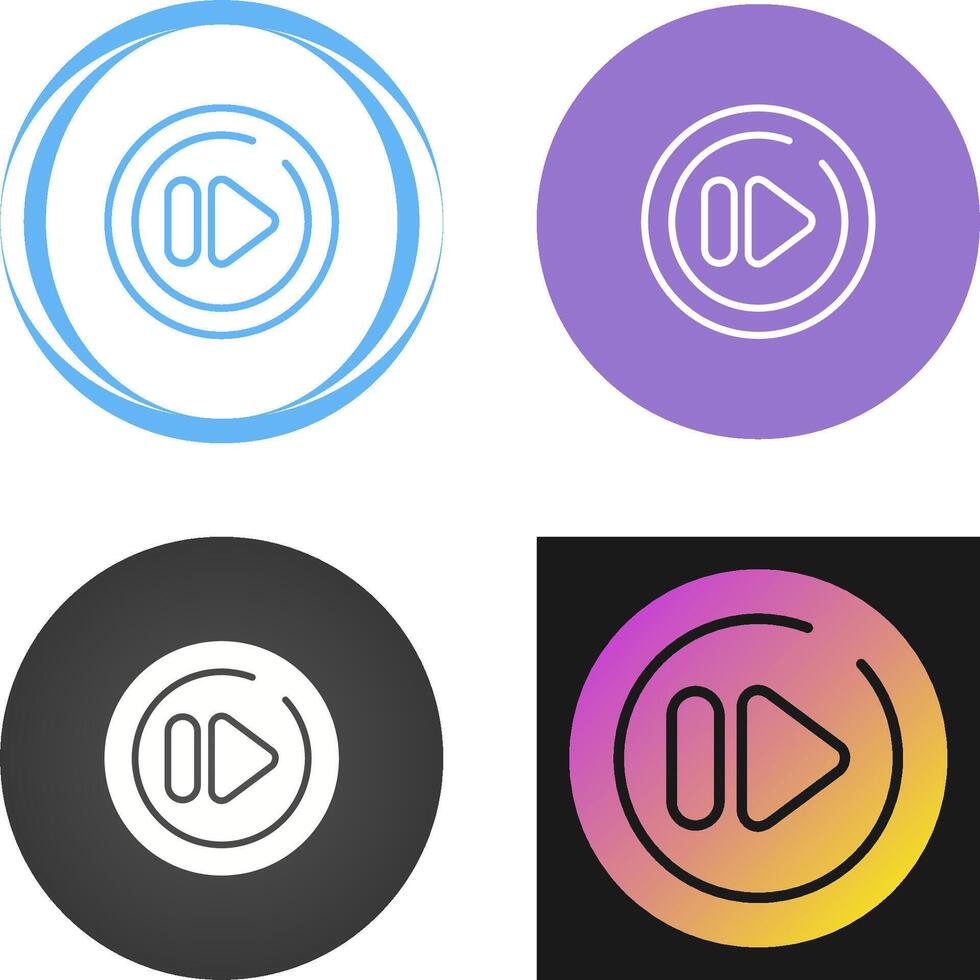 Next Track Circle Vector Icon