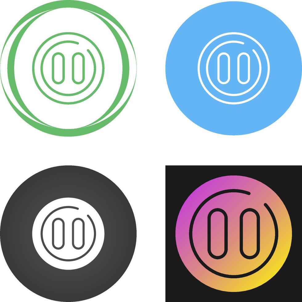 Pause Circle Vector Icon