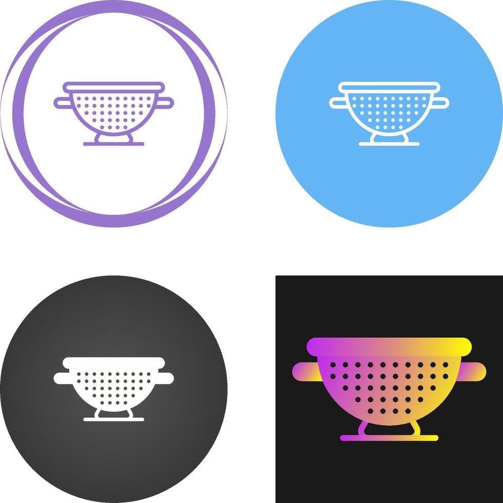 Colander Vector Icon