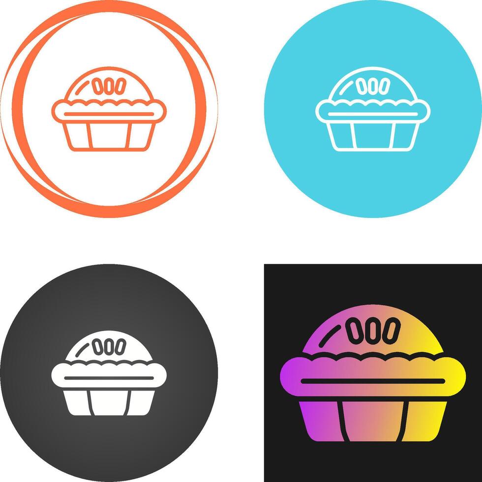 Pie Vector Icon