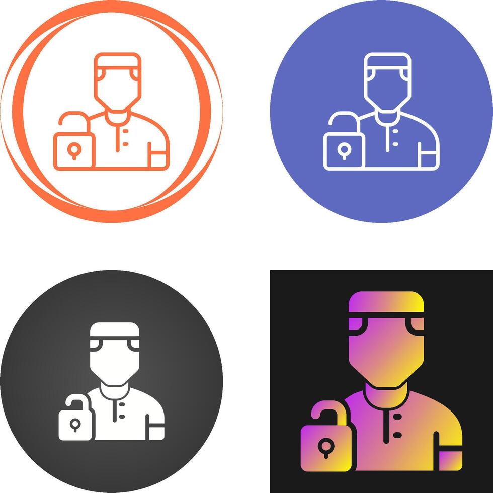 User Unlocked Vector Icon