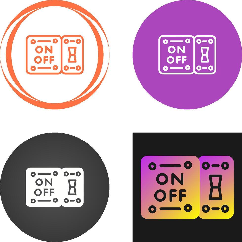 Light Switch Vector Icon