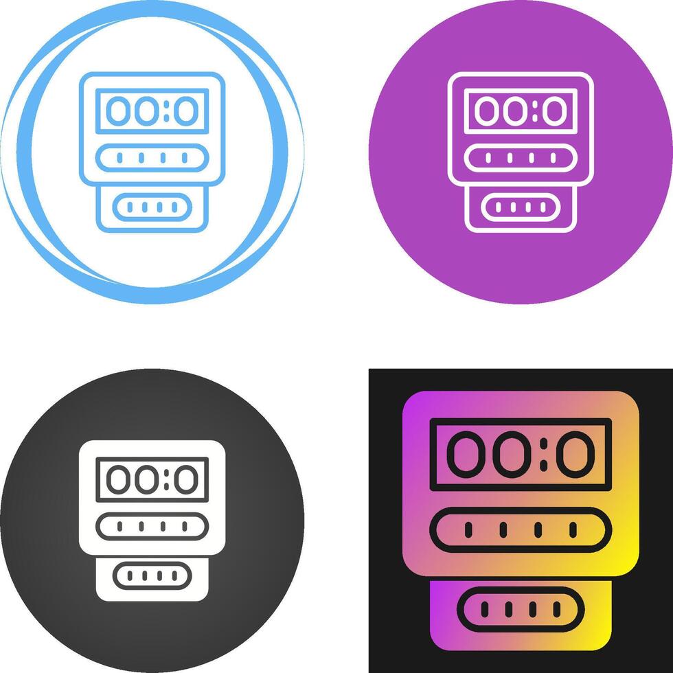 Electric Meter Vector Icon