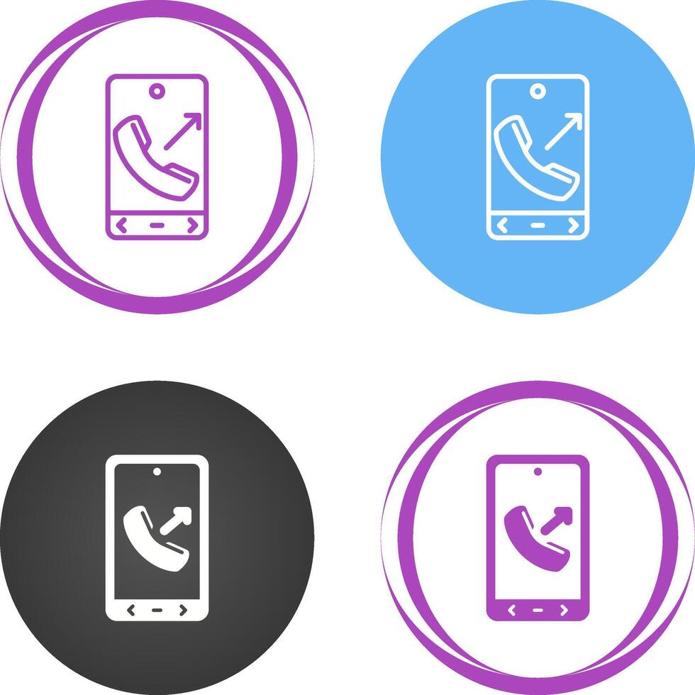Out Going Call Vector Icon