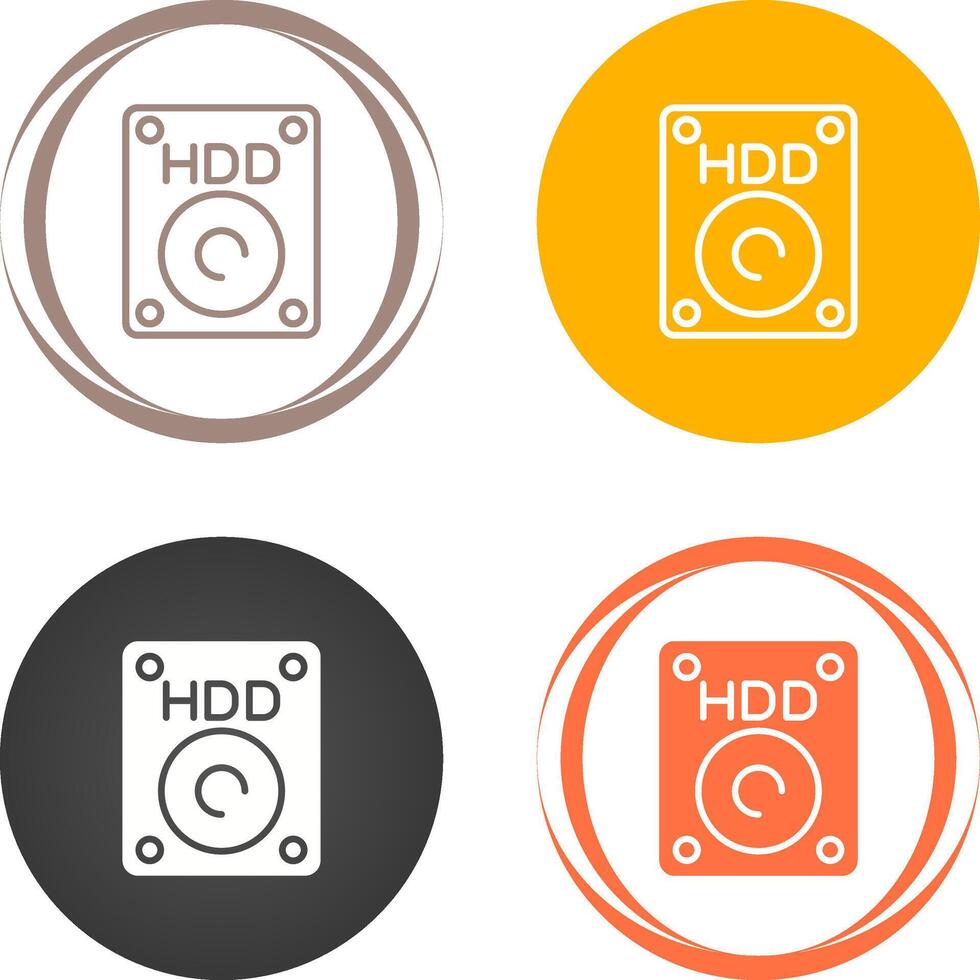 Hdd Vector Icon