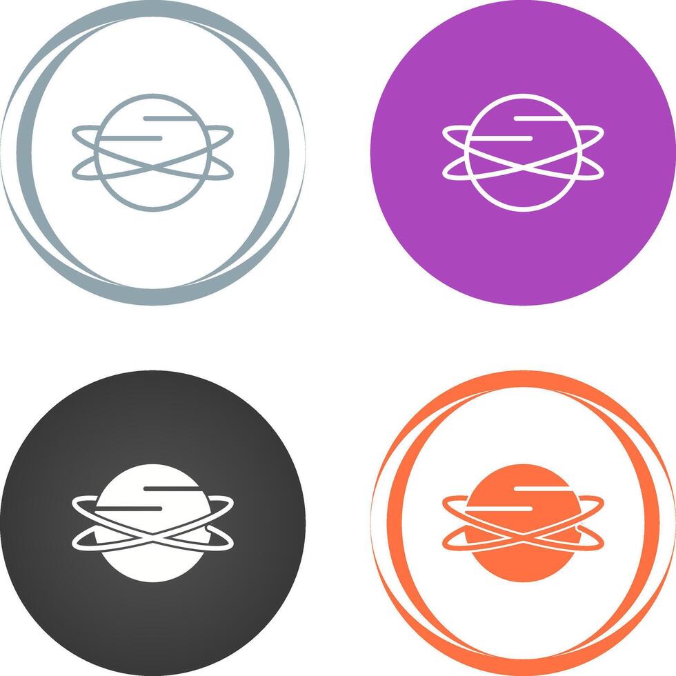 icono de vector de planeta