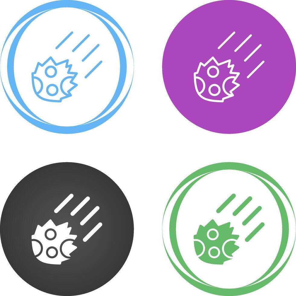 Meteor Vector Icon