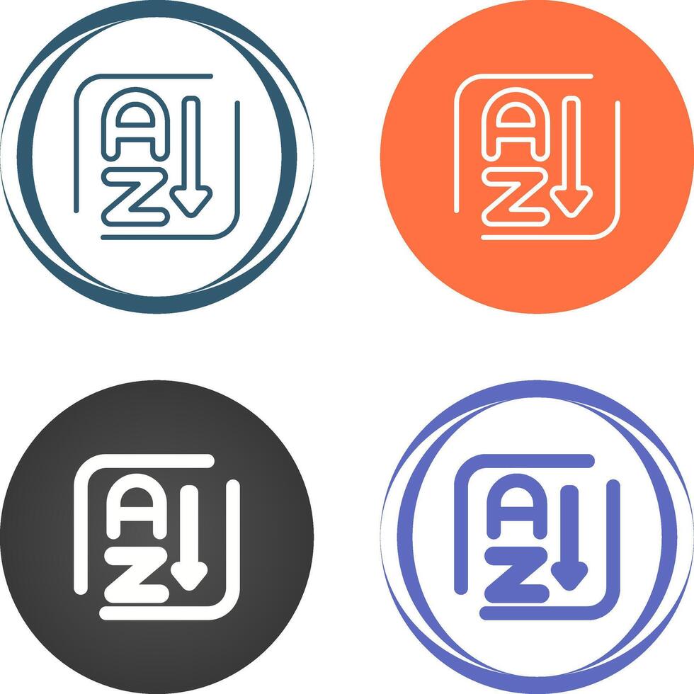 Letters Vector Icon