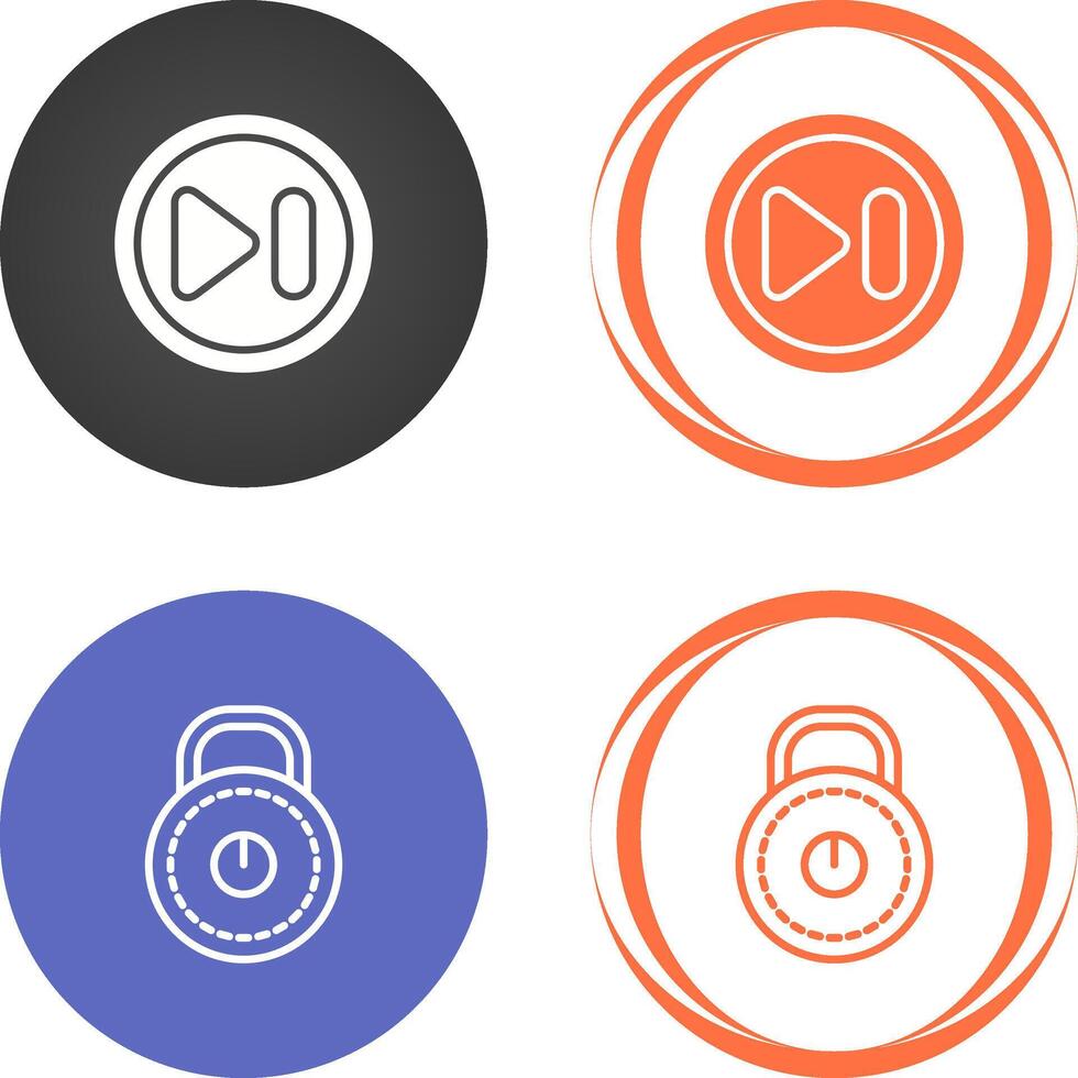 Brocken Padlock Vector Icon