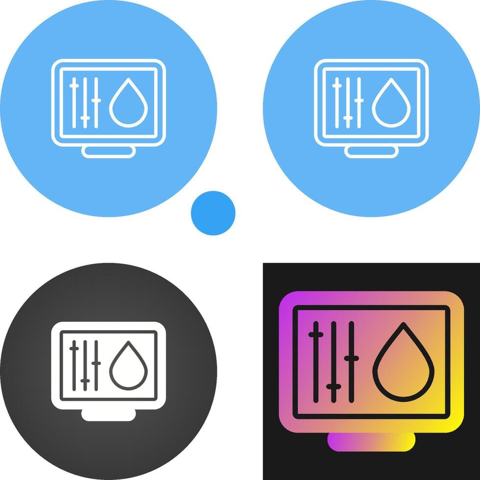 Desktop Computer Vector Icon