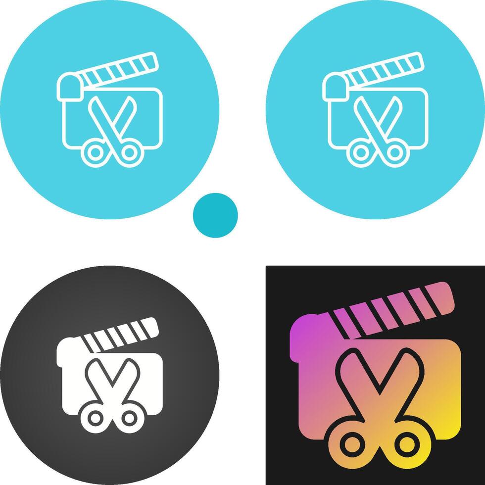 Film Editing Vector Icon