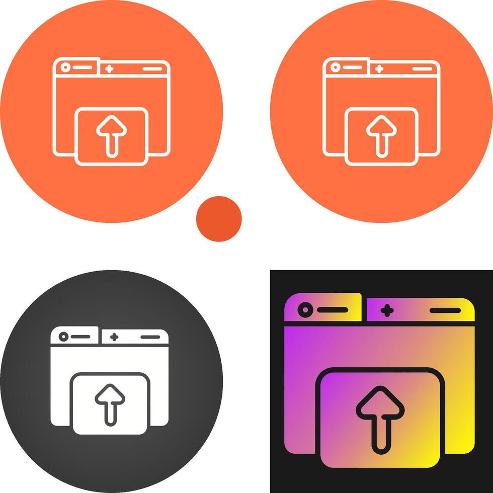 Uploading Vector Icon