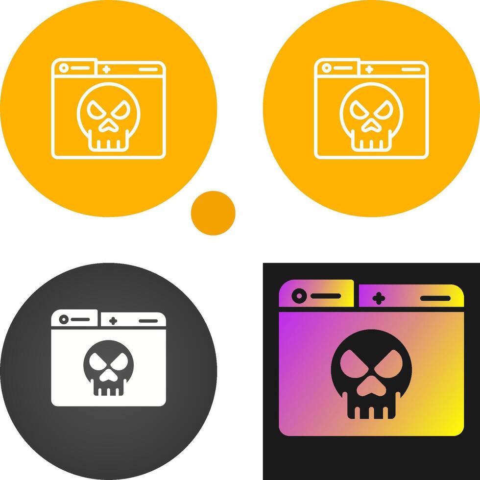 Dark Web Vector Icon