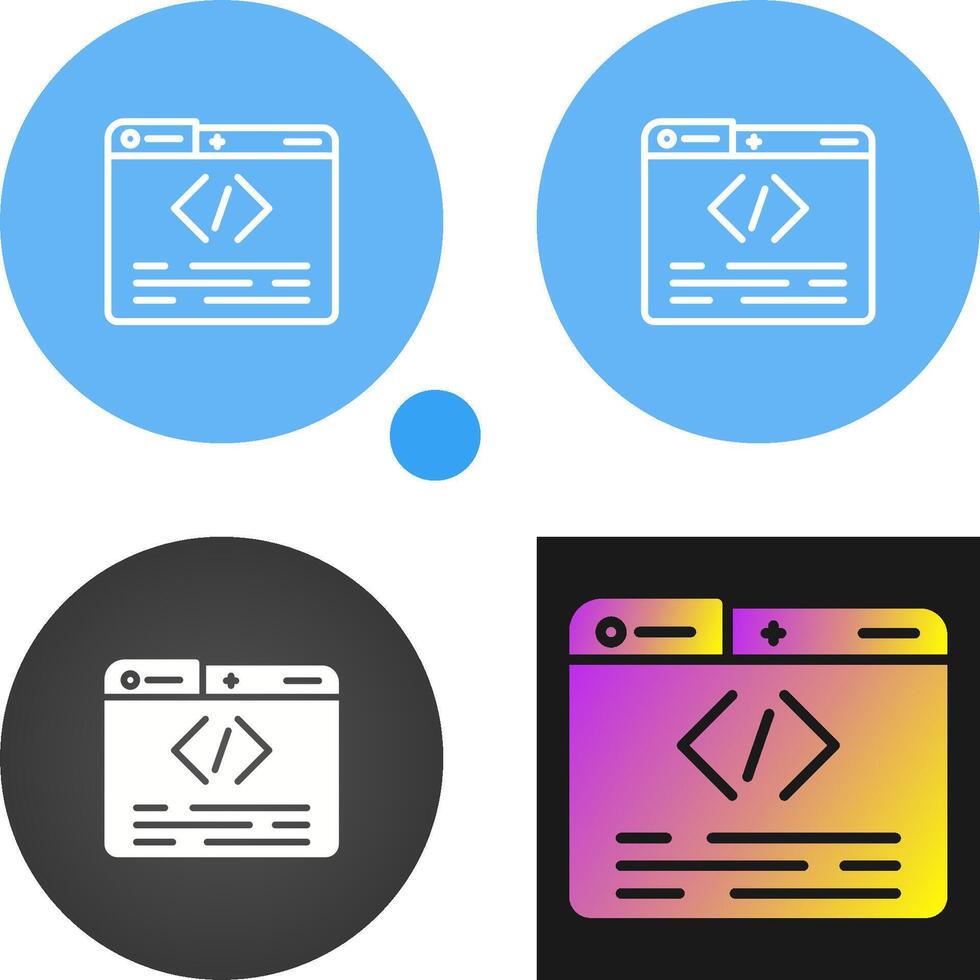 Programming Vector Icon