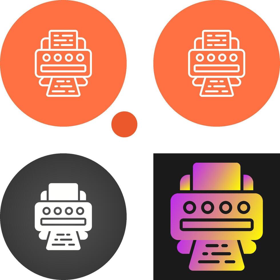 Printer Vector Icon