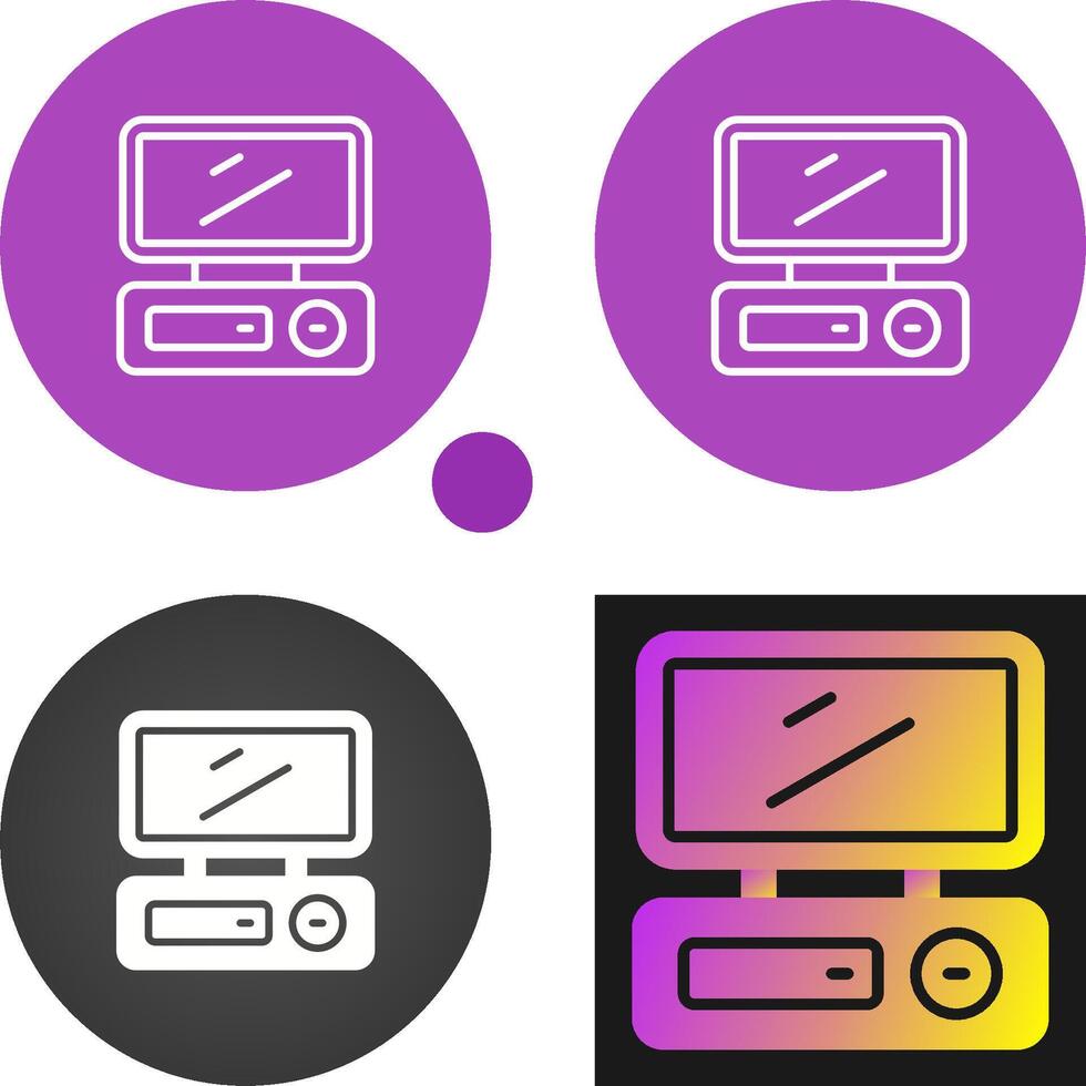 Desktop Vector Icon