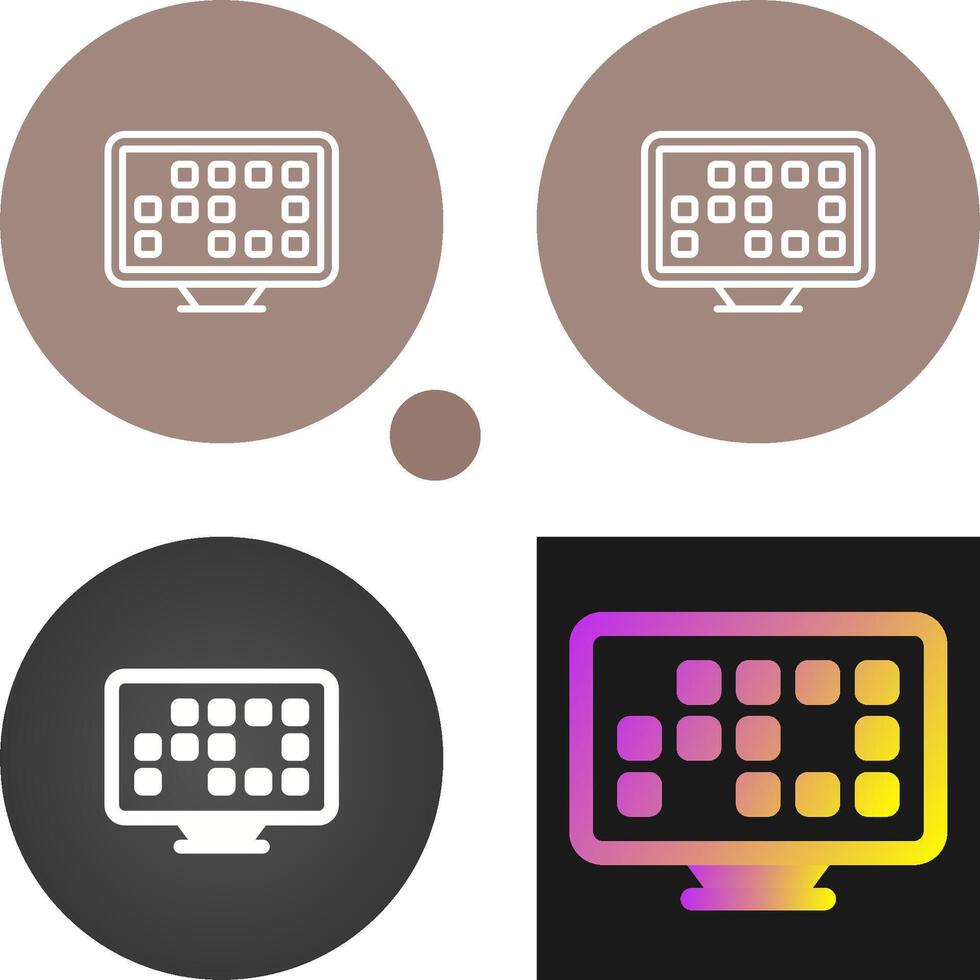 Desktop Vector Icon