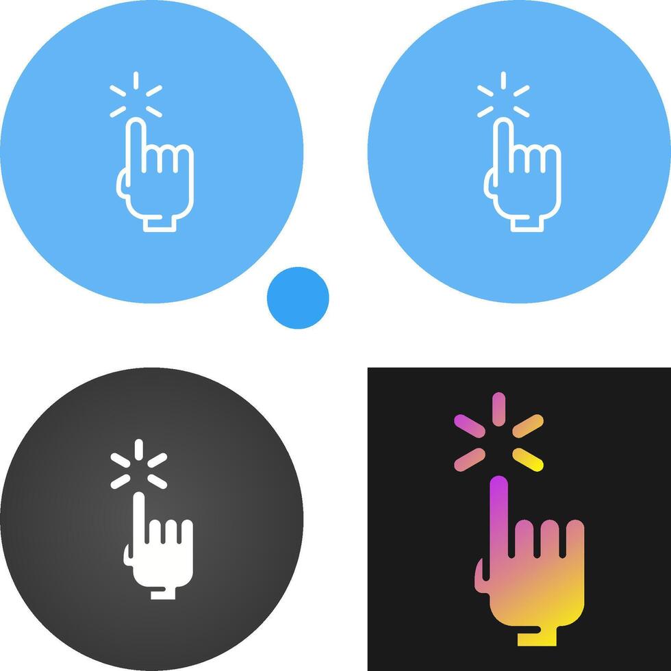 Click Vector Icon