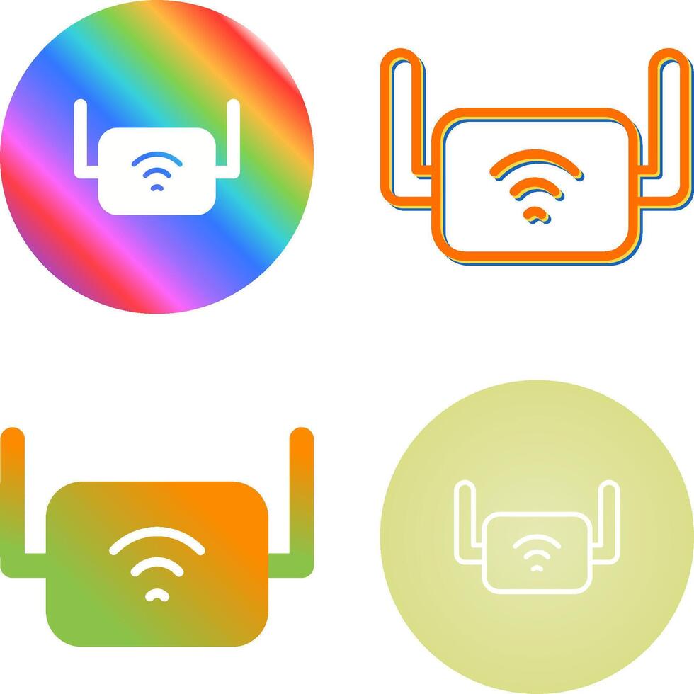 Wi-Fi Range Extender Vector Icon