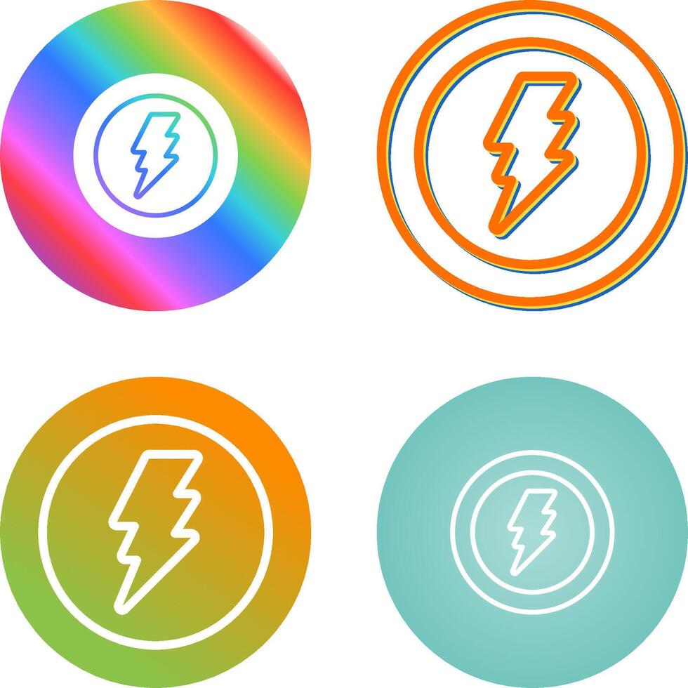 Lightning bolt Vector Icon