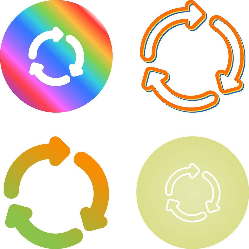 reciclaje símbolo vector icono