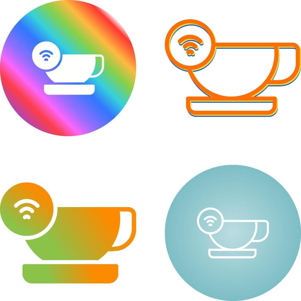 Smart Coffee Mug Vector Icon