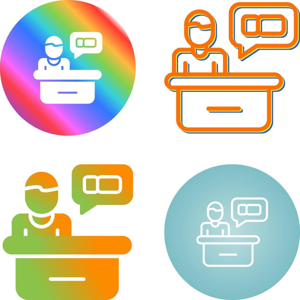 Support Ticket Vector Icon