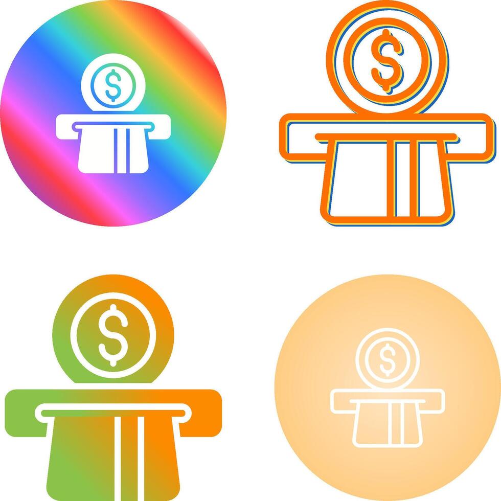 Automated Teller Machine Vector Icon