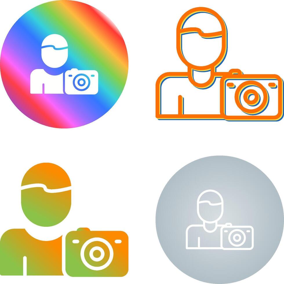 Photographer Vector Icon