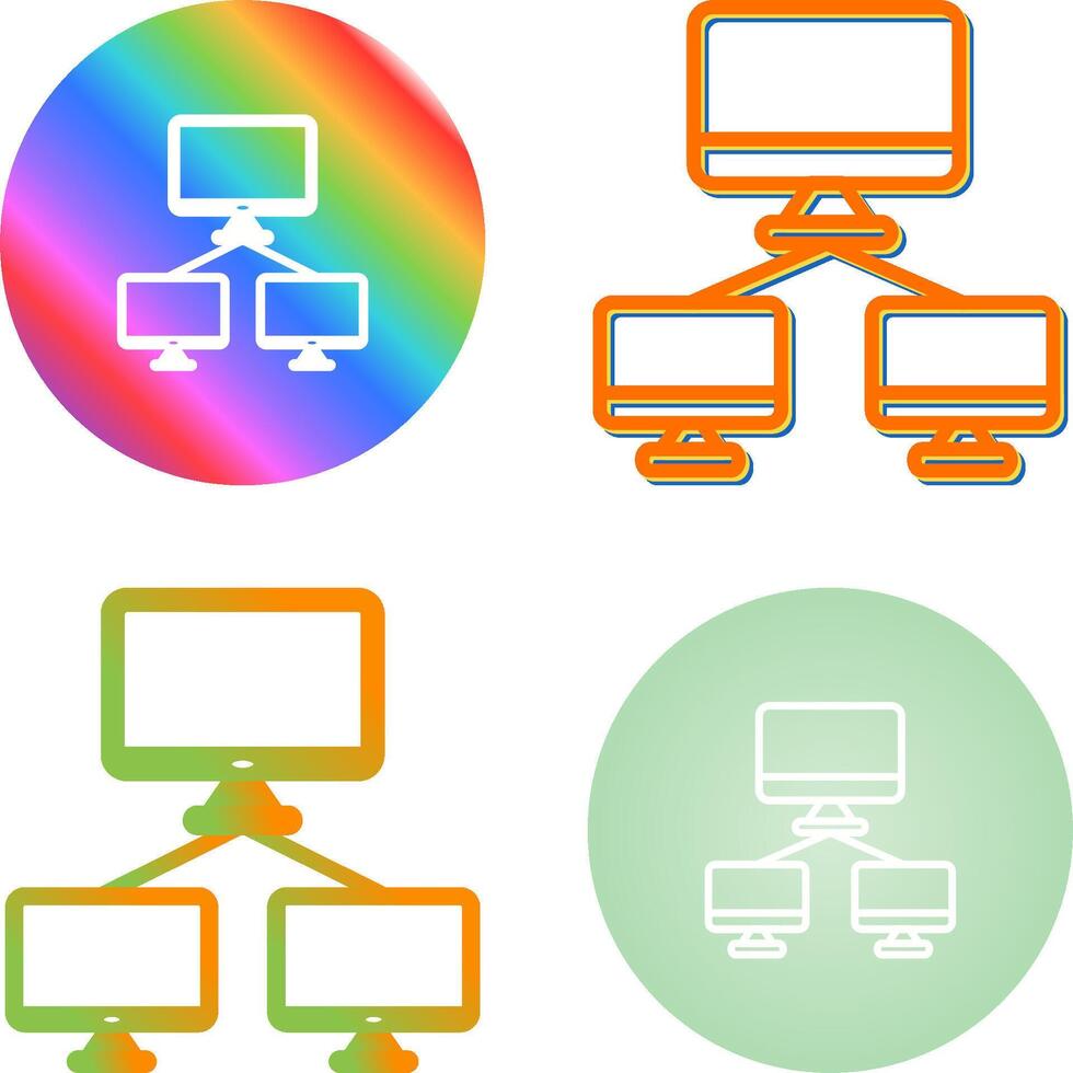 Network Monitoring Vector Icon