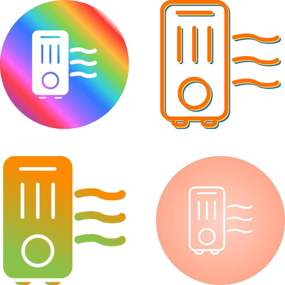 Portable Air Purifier Vector Icon