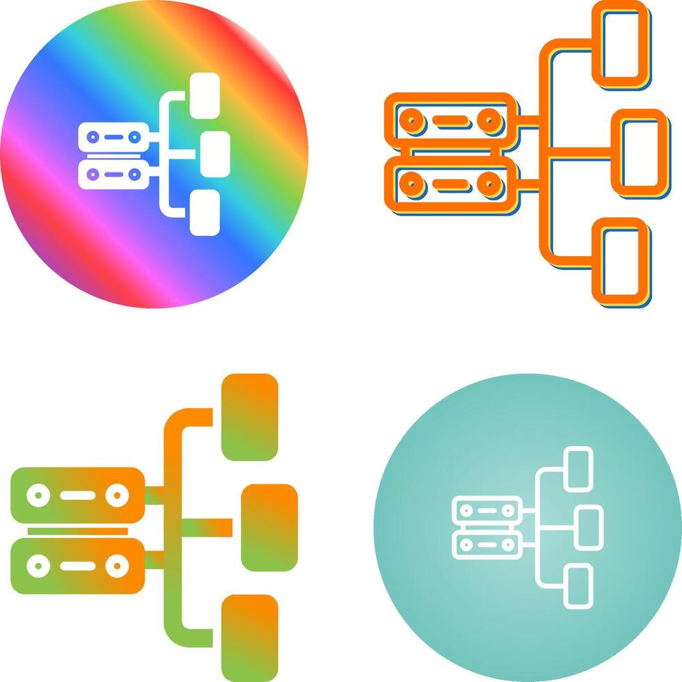 Data Architecture Vector Icon