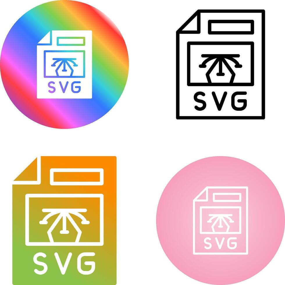 svg archivo vector icono