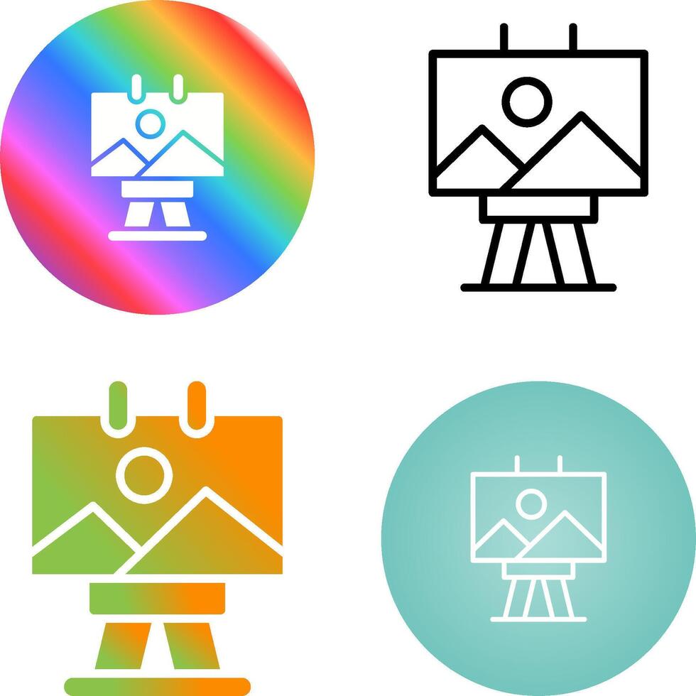 Canvas Vector Icon