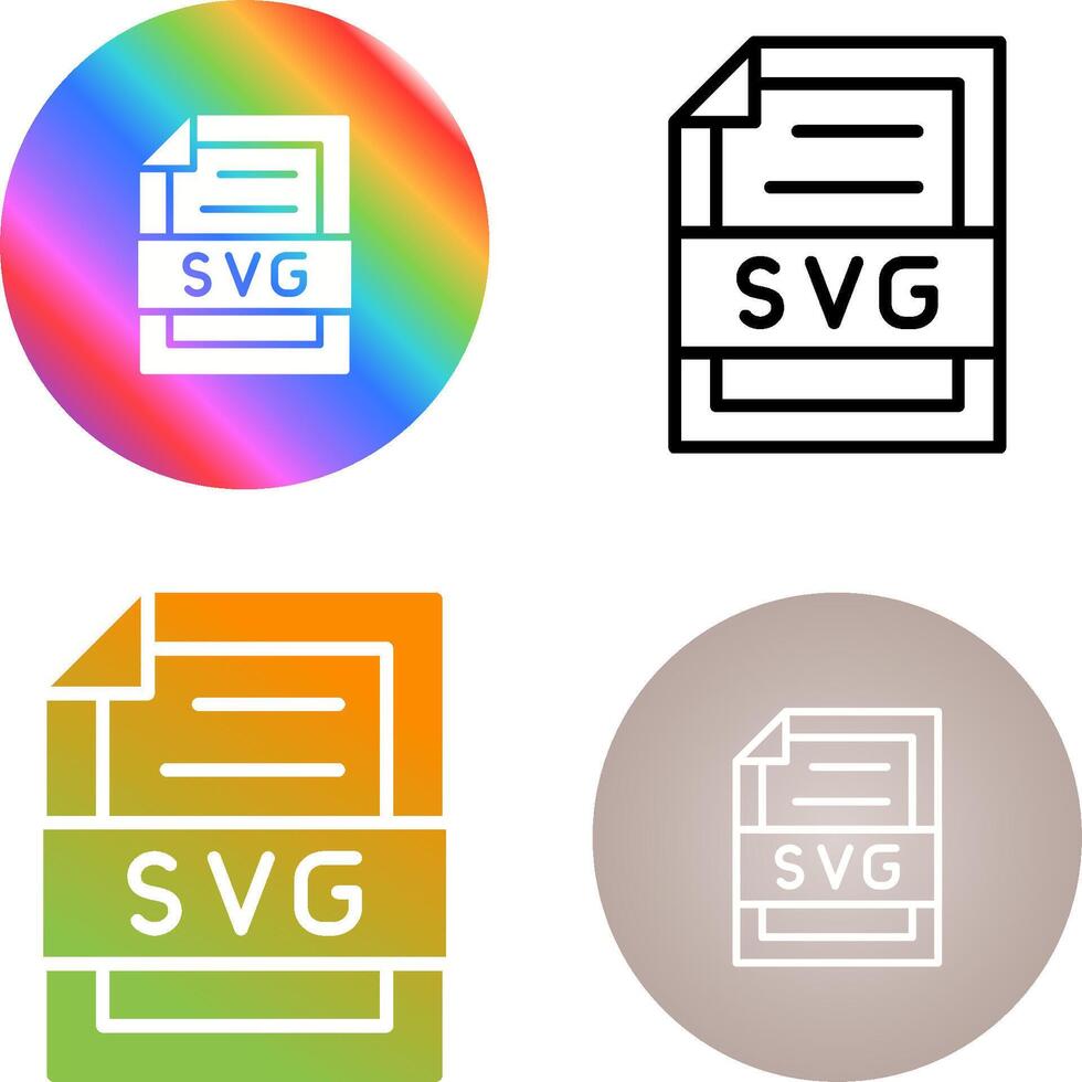 svg archivo vector icono