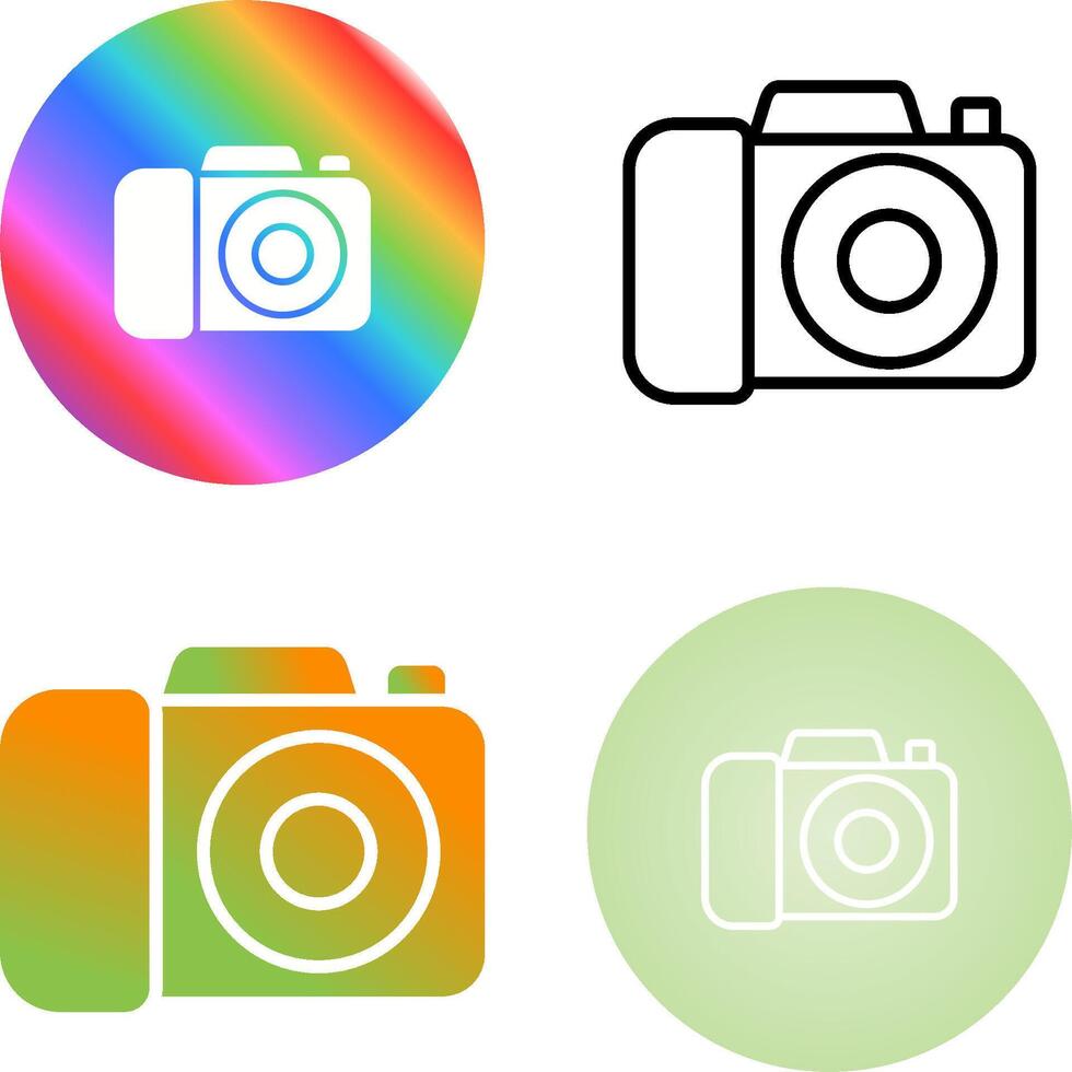 DSLR Camera Vector Icon