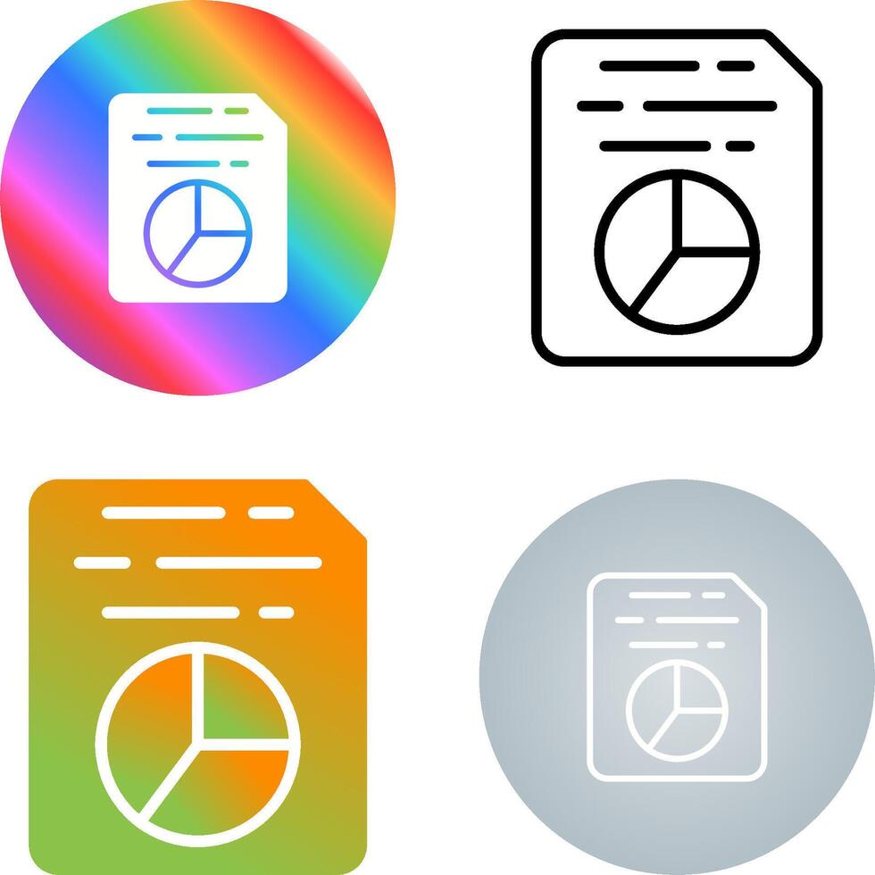 Document Insert Diagram Vector Icon