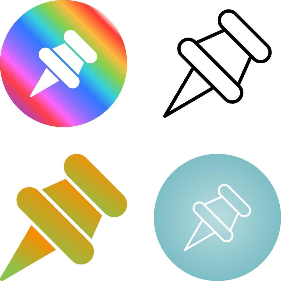 Pushpin Vector Icon