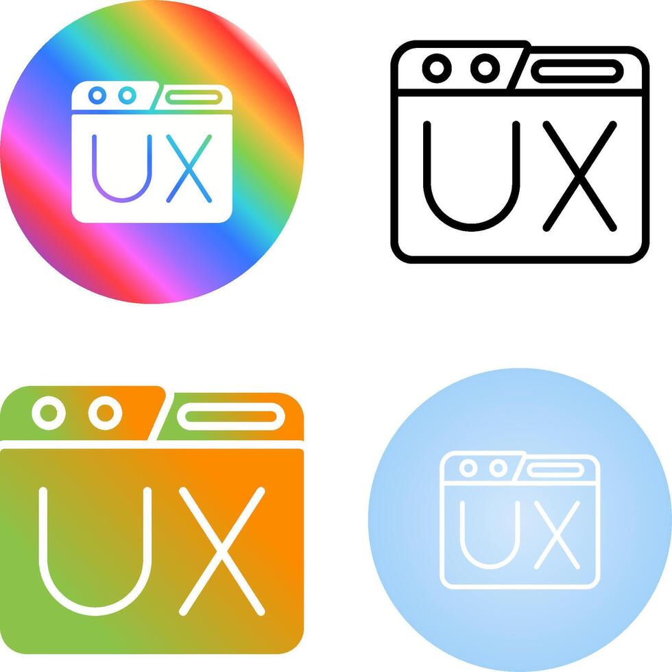 User Experience Vector Icon