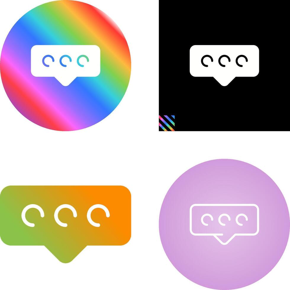 Comment Alt Vector Icon