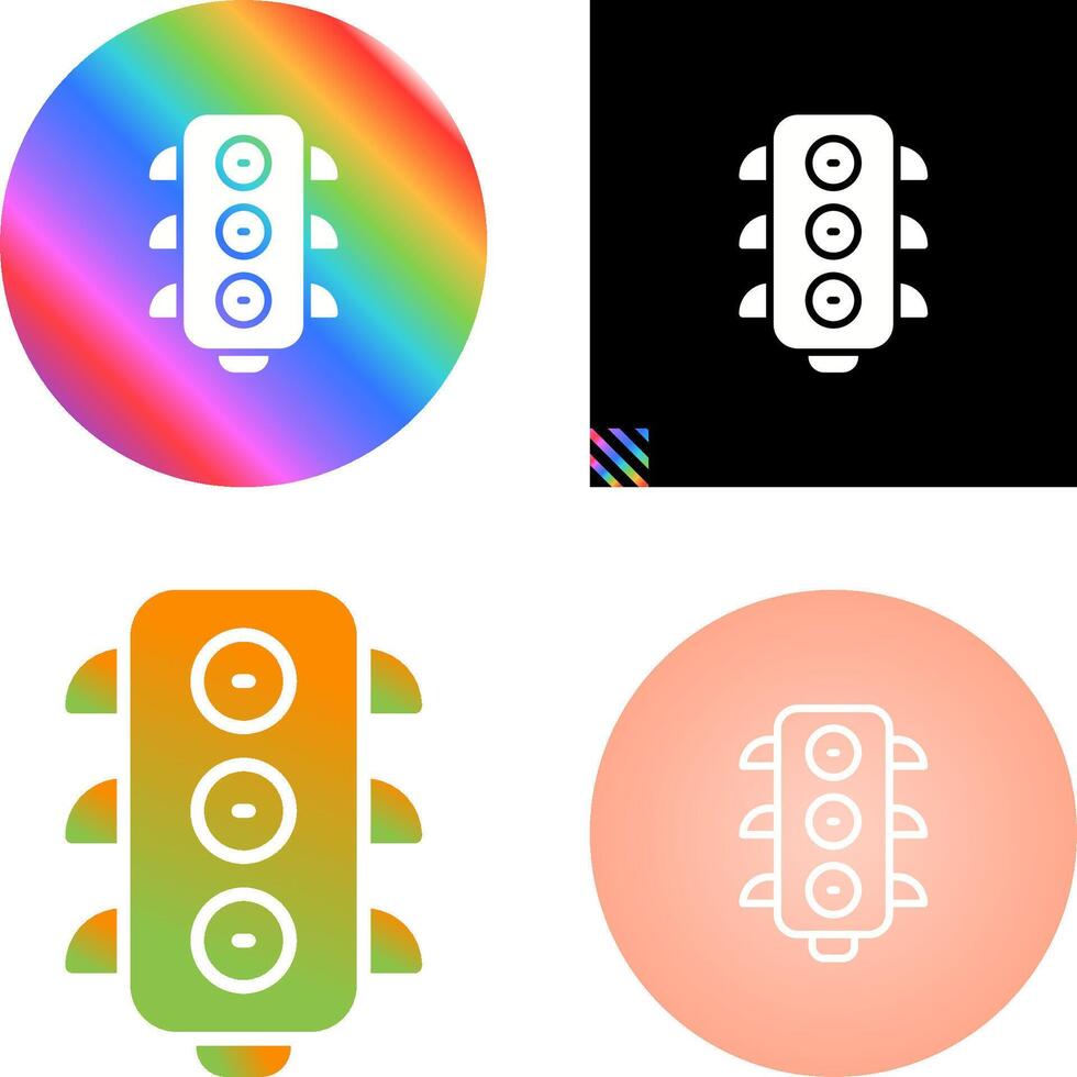 Traffic Lights Vector Icon